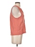 Splendid 100% Cotton Orange Sleeveless Button-Down Shirt Size S - photo 4