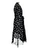 DKNY Polka Dots Black Casual Dress Size 12 - photo 4