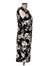 Connected Apparel Floral Black Cocktail Dress Size 8 (petite) - photo 4