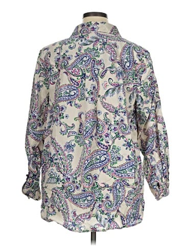 Foxcroft Long Sleeve Button-Down Shirt (view 2)