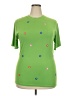 Unbranded Polka Dots Green Short Sleeve T-Shirt Size XXL - photo 1