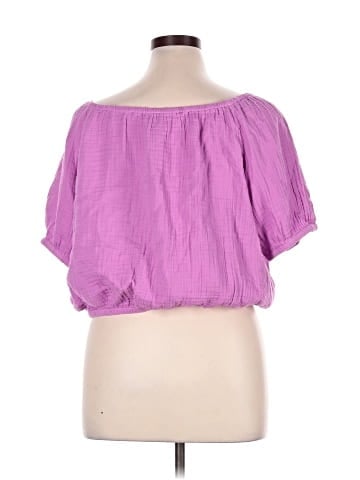Ann Taylor Short Sleeve Blouse (view 2)
