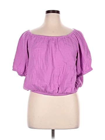 Ann Taylor Short Sleeve Blouse (view 1)