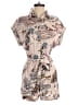 Chufy 100% Linen Print Tan Romper Size XS - photo 1