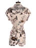 Chufy 100% Linen Print Tan Romper Size XS - photo 2