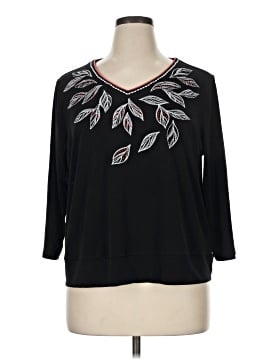 Alfred Dunner 3/4 Sleeve Top