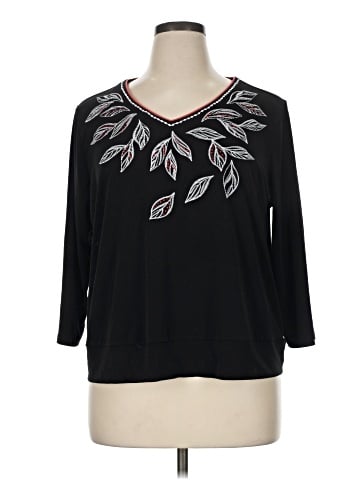 Alfred Dunner 3/4 Sleeve Top (view 1)