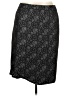 Le Suit 100% Polyester Paisley Black Casual Skirt Size 18 - photo 1