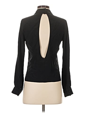 Emerson Thorpe Long Sleeve Silk Top (view 2)
