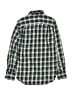 Crewcuts 100% Cotton Plaid Green Long Sleeve Button-Down Shirt Size 8 - photo 2