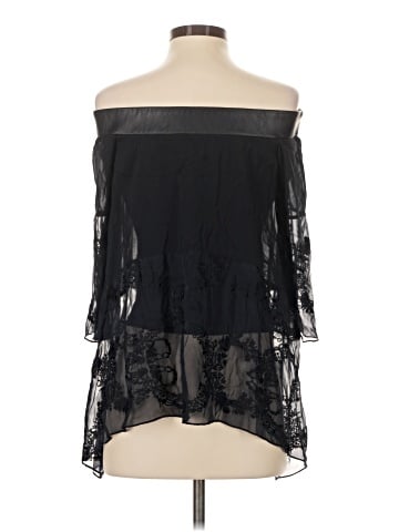 Bailey 44 3/4 Sleeve Silk Top (view 2)