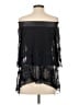 Bailey 44 100% Silk Black 3/4 Sleeve Silk Top Size XS - photo 2