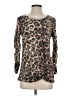 David Cline Brown Long Sleeve Top Size S - photo 1