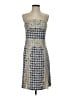 Etcetera Tweed Blue Cocktail Dress Size 2 - photo 1