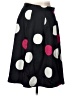 Talbots Polka Dots Black Casual Skirt Size 10 Petite - photo 1