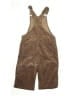 Cat & Jack 100% Cotton Brown Overalls Size 16 - 18 - photo 2