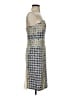 Etcetera Tweed Blue Cocktail Dress Size 2 - photo 4
