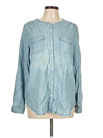Soft Joie Long Sleeve Button-Down Shirt (view 1)