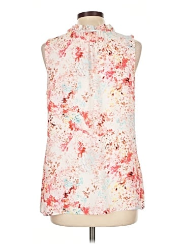 Rose + Olive Sleeveless Blouse (view 2)
