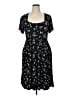Torrid Stars Black Casual Dress Size 1X Plus (1) - photo 1