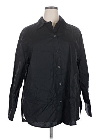 H&M 3/4 Sleeve Button-Down Shirt (view 1)