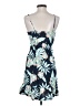 Roxy 100% Viscose Tropical Blue Casual Dress Size XS - photo 2