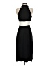 Evan Picone Color Block Black Cocktail Dress Size 4 - photo 2