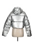 Fabletics 100% Polyester Metallic Silver Snow Jacket Size M - photo 2