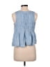 Lucky Brand Blue Sleeveless Blouse Size XS - photo 2