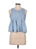 Lucky Brand Blue Sleeveless Blouse Size XS - photo 1
