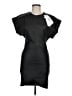 IRO 100% Leather Solid Black Cocktail Dress Size EU (FR) 38 / US 6 - photo 1