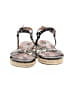 Lanvin Silver Black Sandals Size 4 - photo 2