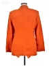 Midnight Velvet 100% Polyester Solid Orange Blazer Size 16 - photo 2