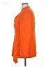 Midnight Velvet 100% Polyester Solid Orange Blazer Size 16 - photo 5