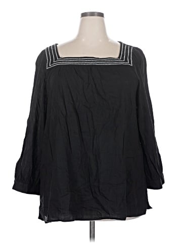 Old Navy 3/4 Sleeve Blouse (view 1)