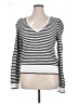 White House Black Market Stripes White Pullover Sweater Size XL - photo 1