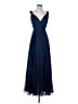 Aqua 100% Polyester Blue Cocktail Dress Size XXS - photo 1
