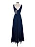 Aqua 100% Polyester Blue Cocktail Dress Size XXS - photo 2