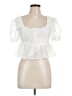 Altar'd State White Short Sleeve Blouse Size L - photo 1