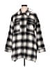 Banana Republic Plaid Gray Coat Size XL - photo 1