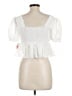 Altar'd State White Short Sleeve Blouse Size L - photo 2