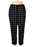 Vince Camuto Plaid Black Casual Pants Size L - photo 1
