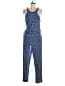 Tart 100% Polyester Paisley Blue Jumpsuit Size M - photo 1