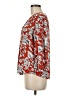 Fun2Fun 100% Rayon Red 3/4 Sleeve Blouse Size M - photo 5