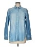 Old Navy 100% Cotton Blue Long Sleeve Button-Down Shirt Size M - photo 1