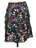 Milly Floral Blue Silk Skirt Size 4 - photo 2