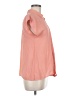 Papaya 100% Polyester Orange Short Sleeve Blouse Size M - photo 4