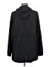 Made for Life 100% Polyester Solid Black Windbreaker Size M - photo 2