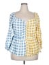 Cato 100% Rayon Yellow Long Sleeve Blouse Size 18 - photo 1