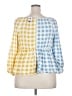 Cato 100% Rayon Yellow Long Sleeve Blouse Size 18 - photo 2